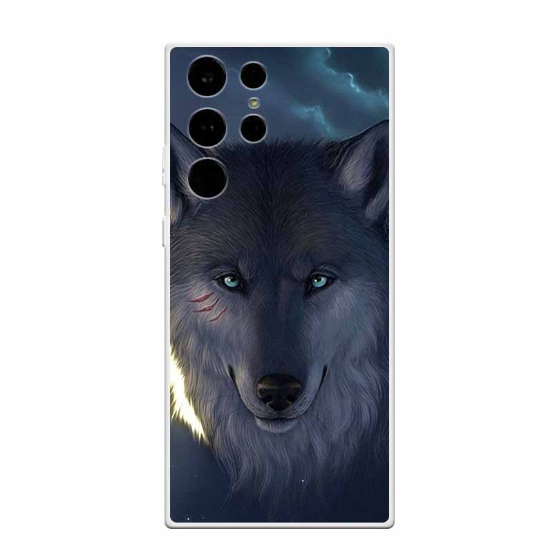 Clear Soft Case for Samsung S23 Ultra Silicone TPU Phone Back Cover for Samsung Galaxy S23 Samsung S23 Transparent Animal Coque