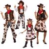 Cowboy Costume Set for Adult Men & Women - Vest and Hat