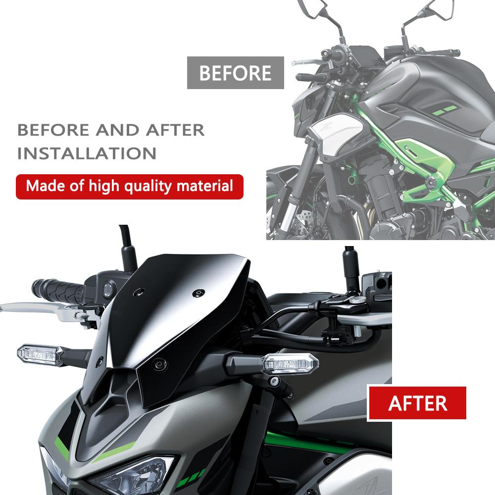 Для z900se Туристическое ветровое стекло Z900 2025 Z 900 SE 2025 Аксессуары для мотоцикла Ветрозащитный козырек Двойное пузырьковое ветровое стекло Дефлектор ветра