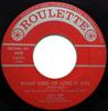 7inch Record JOEY DEE & THE STARLITERS - What Kind Of Love Is This 4438 Roulette Canada Rock Used