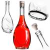 Glass Bottle for Liqueur 500ml with Synthetic Cork 5pcs.