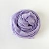 Solid Color Scarf Cotton and Linen Shawl Yarn Women's Summer Sunscreen Headscarf Retro Yarn Lengthened