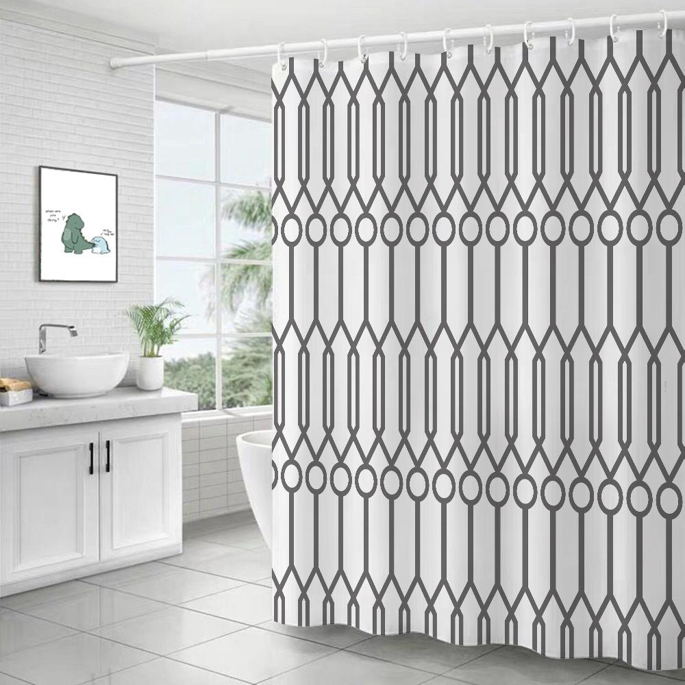 JINRUN утолщенная водонепроницаемая занавеска для ванной комнаты, устойчивая к плесени, занавеска для душа, занавеска для душевой перегородки, занавеска для душа, занавеска для ванной комнаты, бесплатная перфорация