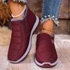 Женские зимние ботинки 2025 Новый тренд Зимние ботильоны на низком каблуке Утепленные пухом Удобная обувь Женские уличные Легкие ботинки