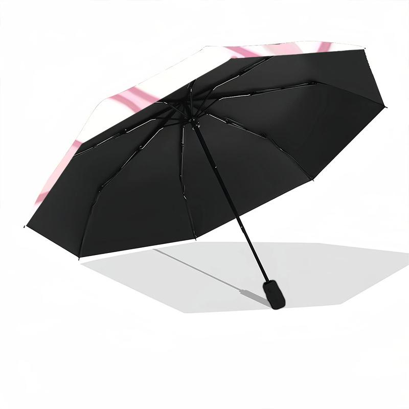 1pc Cinnamoroll Automatic Opening Umbrella with Portable Tri-Fold Design, 8-Bone Iron Frame Outdoor Umbrella, Perfect Gift for Fans, Travelers, Daily