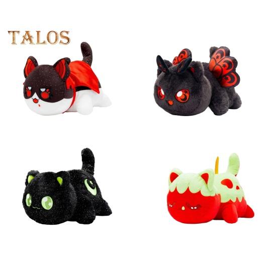 Очаровательная плюшевая игрушка-кукла в виде кошки, супер мягкая, износостойкая, не выцветающая, моющаяся, мультяшная плюшевая игрушка-кошка