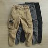 Men's Multi-Pocket Overalls: New Spring & Autumn Styles, Japanese Trendy Loose Casual Work Pants, Youth Fashion, One-Piece Design.