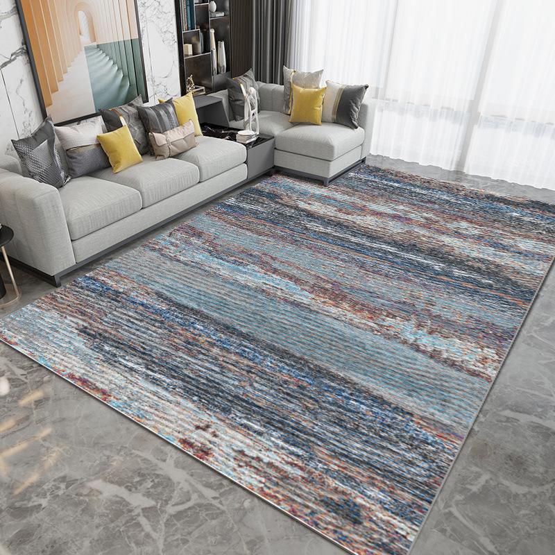 Геометрический ковер в линейном стиле, декоративный коврик для дома, современный минималистичный ковер для гостиной, противоскользящий ковер для спальни, террасы, кабинета и т.д.