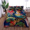 Antique Parrots Duvet Cover Set King Queen Double Full Twin Single Size Bed Linen Set
