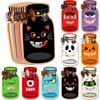 9PCS Halloween Props Gifts Bags Bottle Festival Children's Candy Jar Gifts Candy Packaging