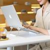 Adjustable laptop stand silver