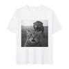Humor Cat High Quality Print Shortsleeved Tshirts Unisexs Cozy Pop Oversized Tshirts Summer Casual Y2K Tops Hot Sale Streetwear