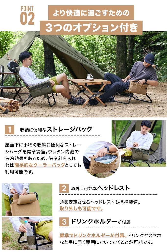 WAQ Низкое кресло с откидной спинкой Низкое кресло с откидной спинкой Складное кресло Кресло с откидной спинкой Уличное костровое Железо Подстаканник WAQ-RLC1 (ЧЕРНЫЙ)