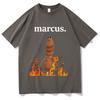Unisex Women Print Funny Robert Help Marcus The Worm Summer T Shirt Aesthetic Oversized Short Sleeve Tees Cotton Tshirts Clothing