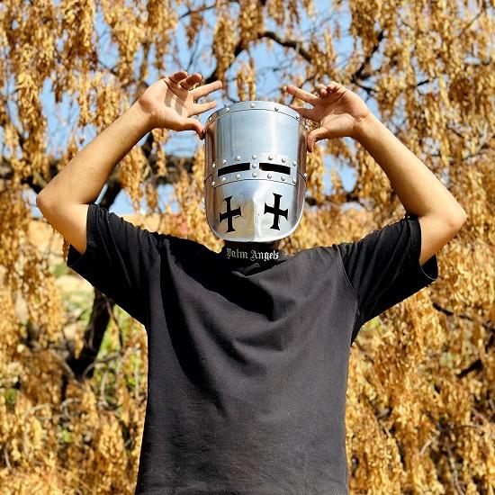 Templar Helmet, Medieval Crusader Helmet,  Medieval Armor Knight Helmet,