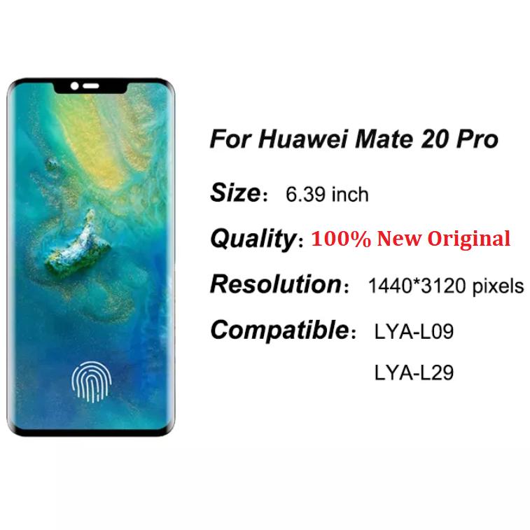 AMOLED для Huawei Mate 20 Pro ЖК-дисплей с сенсорным экраном в сборе