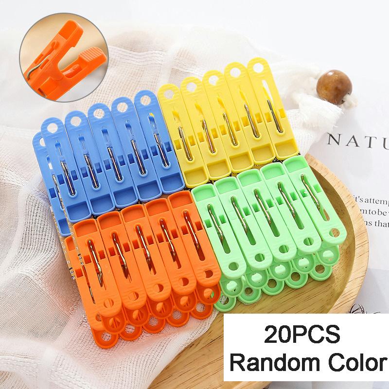 Простота пружинный зажим прищепки пластиковые сушилки красочные для бельевых веревок зажимы для белья удобные