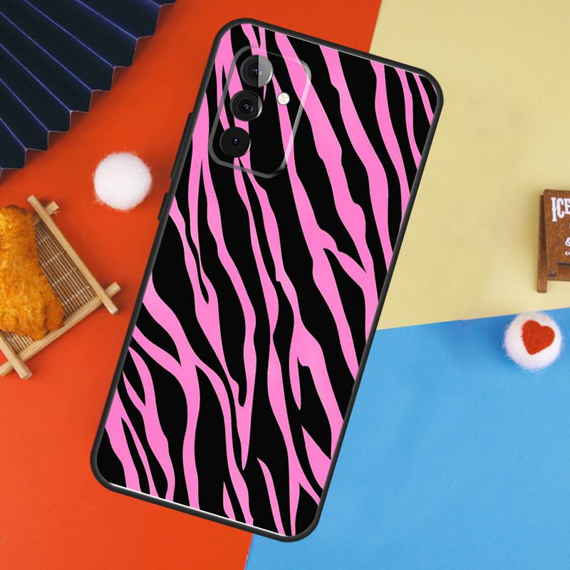 Zebra Stripe Print Case For Samsung Galaxy A56 A36 A16 A06 A13 A33 A53 A52 A32 A12 A54 A34 A14 A15 A35 A55 A17