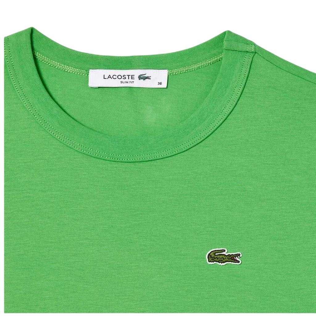 Lacoste Womens/Ladies Logo Crew Neck Slim T-Shirt