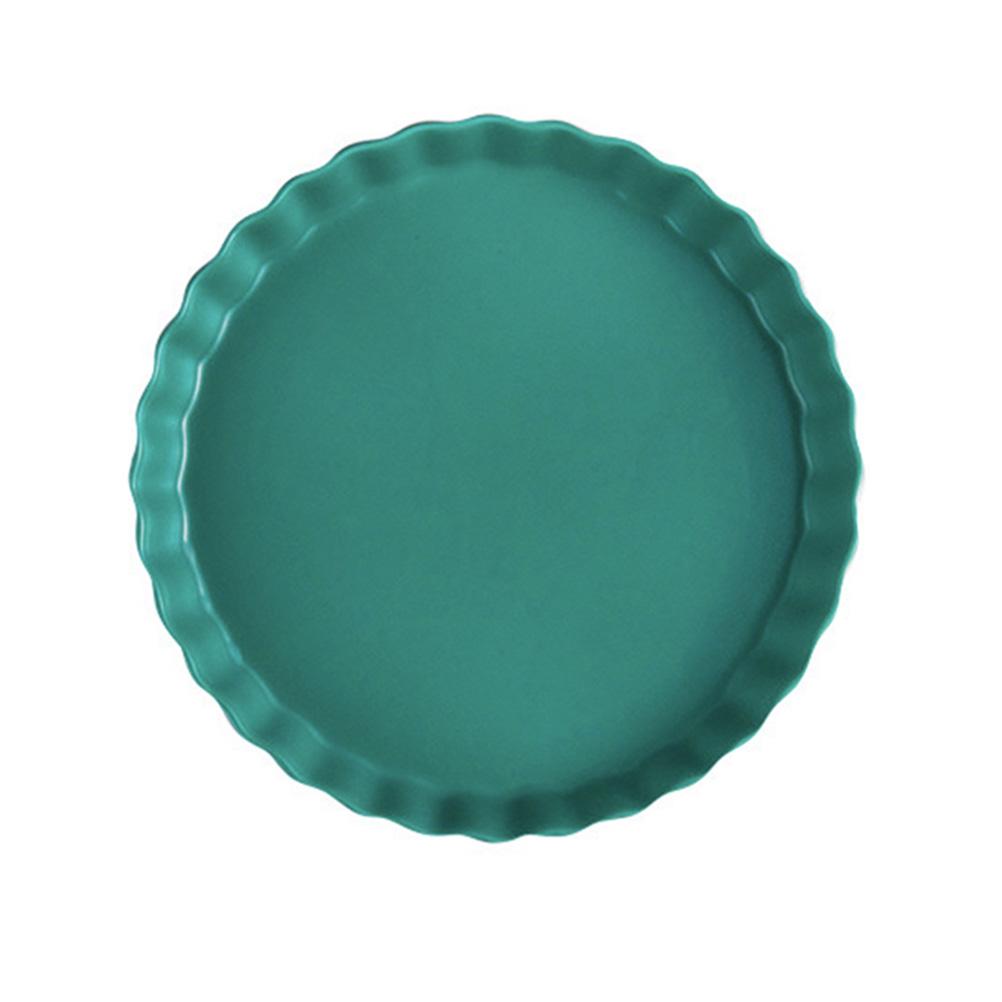 Керамическая тарелка темно-зеленая стильное сервировочное блюдо подходит для вечеринки банкета празднования дня рождения кухни простая тарелка для суши