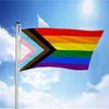 Rainbow Flag Rainbow Stripes Flag UV Fade Resistant And Canvas Header