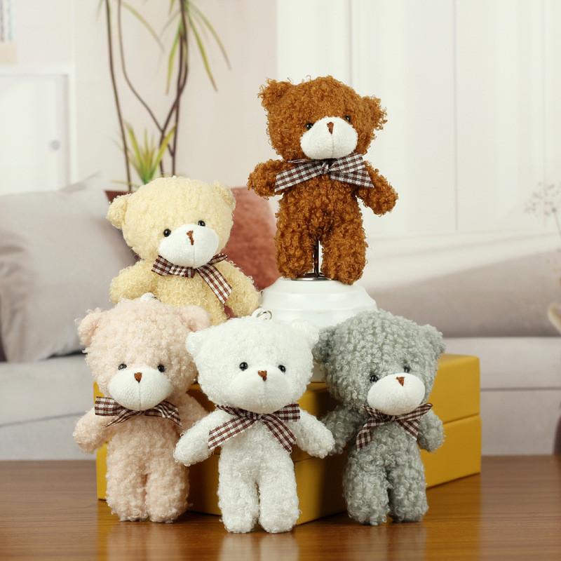 Очаровательный мини плюшевый брелок в виде мишки, мягкая игрушка для детей