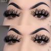 Russian 25MM Fluffy Lashes D Curl Mink Lashes Long Thick Natural False Eyelashes Wholesale Lashes Vendors Makeup Mink Eyelashes