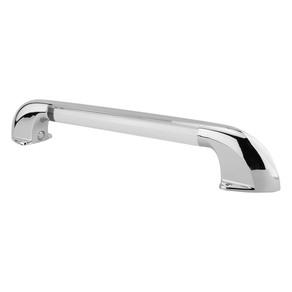 18in 12V 24V LED Handrail Luminous Security Access Handle Zinc Alloy for Motorhome RV Bathroom