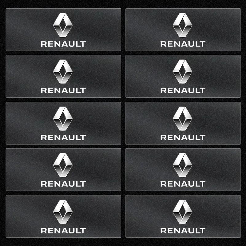 2026 Hot For Renault Interior Stickers 1/2/5/10PCS Car Interior Dekoration Stickers Badges Auto Styling For Renault RS Fluence L