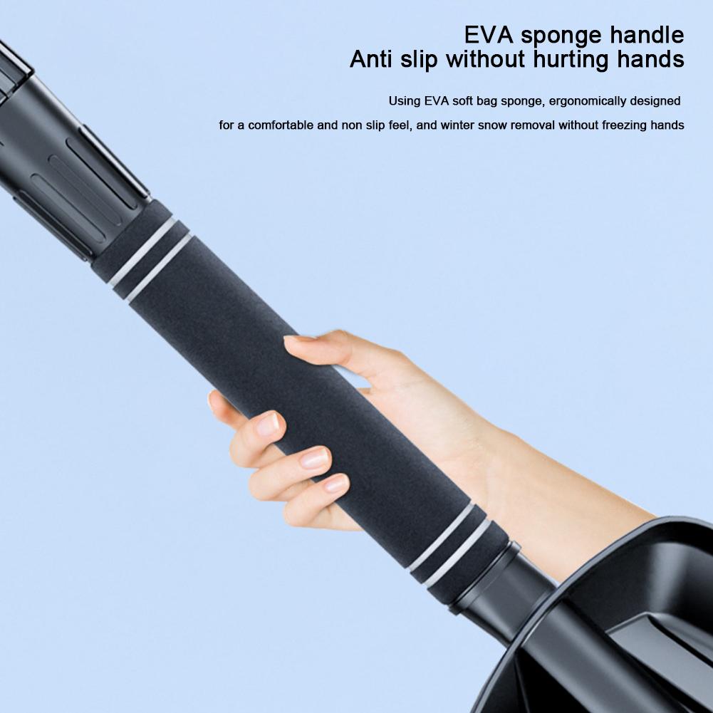 Снежная лопата большой вместимости портативная снежная лопата алюминиевый сплав скребок для льда аварийная снежная лопата для сада автомобиля грузовика внедорожника