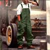 Men's Overalls Solid Color Loose Large Size Casual Overalls