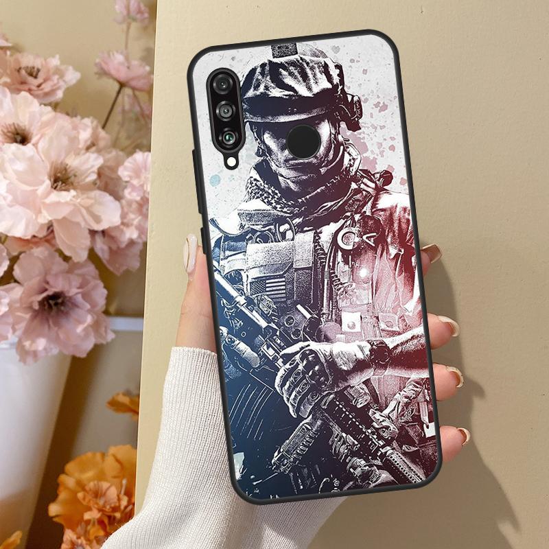 Army Soldier Special Forces For Huawei Nova 11 Pro 9 10 SE Y70 Y60 Y90 Y61 Y91 Y73 Y72 12s 12i 11i 8i P30 P40 Lite Case