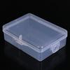 10 шт. прозрачная коробка для хранения прямоугольная пластиковая шкатулка для бисерных украшений контейнер