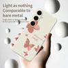 For Samsung Galaxy S25 FE Case Many Butterflies Pattern Printing Straight Edge TPU Phone Back Cover