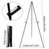1PC Foldable Portable Lightweight Tripod Weddings Metal Modern Art Display 3 Colors