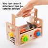 Repair Wooden Toolbox Screw Nut Disassembly Assembly Tool Table Toy Children