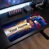 Lionel Messi Custom Large Mouse Pad, Personalized Name Text Print, Football Logo Non‑Slip Desk Mat Gaming Gift