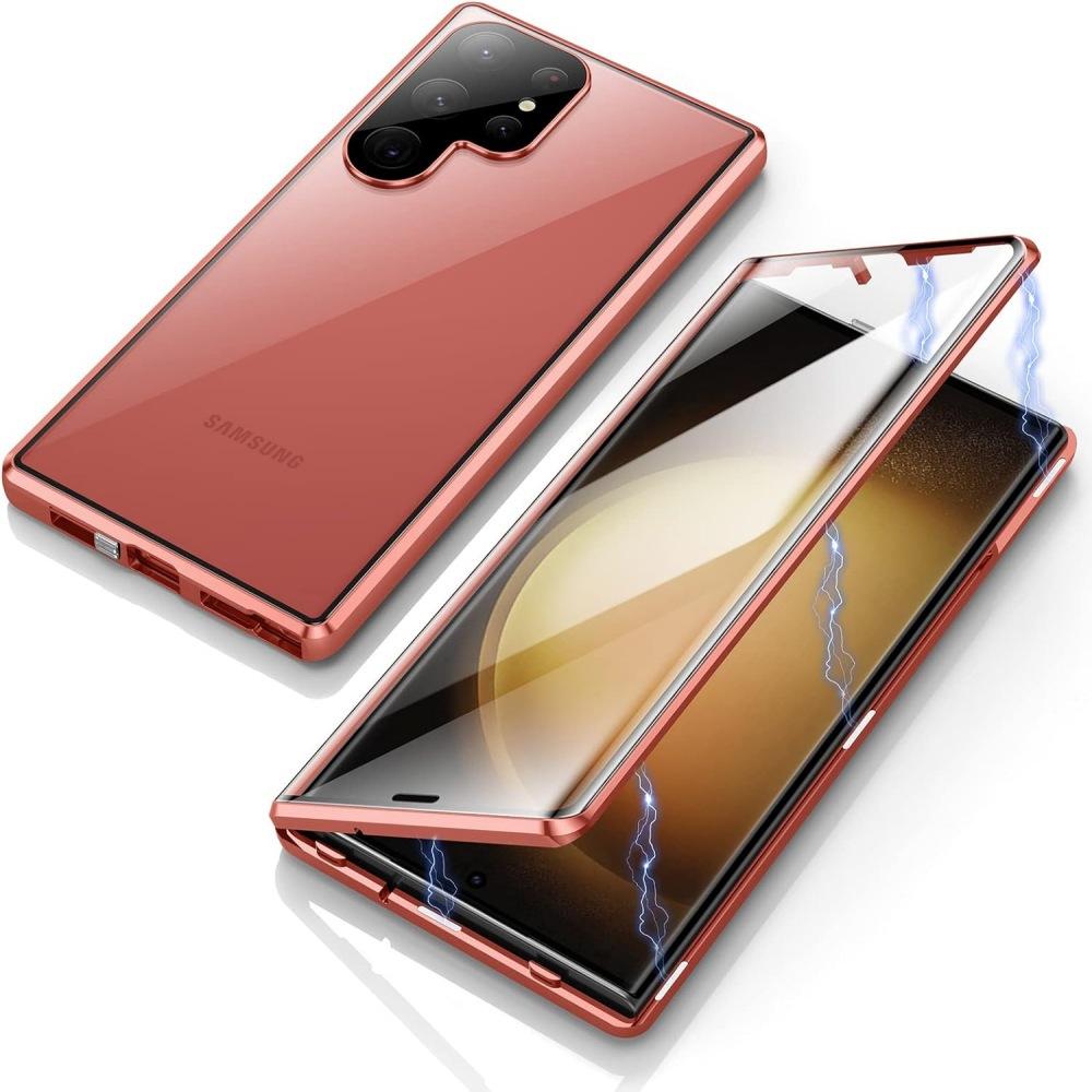Подходит для Samsung S25u Magneto 24FE Чехол для мобильного телефона Анти-шпионское стекло Металлическая магнитная защелка Защита от падений