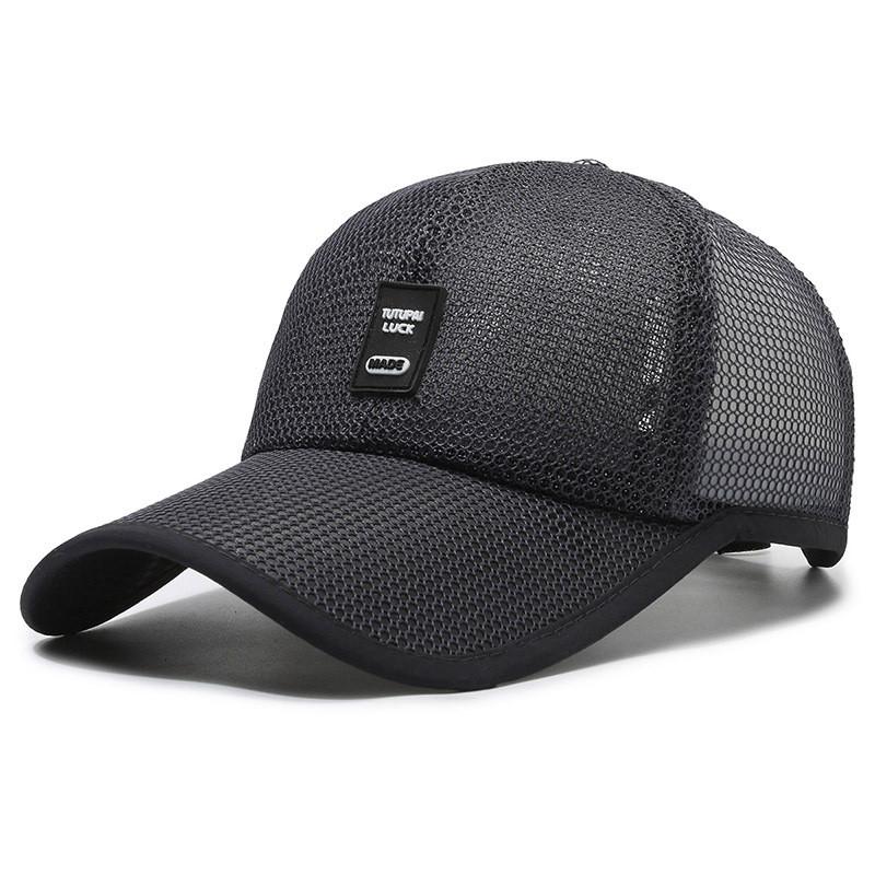 Summer Duckbill Cap Outdoor Sun Hat Breathable Cool Hat Mesh Cap Cap Baseball
