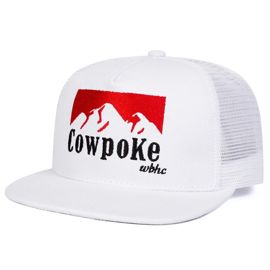 Net Hip-Hop Stitching Embroidered Cowpoke Neutral Gender Women Men For Hats Spring Summer Outdoor Adjustable Casual Baseball Caps Trucker