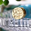 1.5cm Mini Plant Seal Stamp Leaf Rose DIY Sealing Wax Seal Decorative Greeting Cards/Invitations/Envelopes/Handbooks/Scrapbook