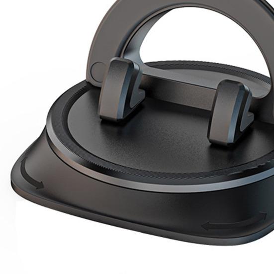 Держатель для телефона на приборную панель, вращающийся на 360 градусов, подставка для мобильного телефона, автомобильный держатель для навигации hands-free с силиконовой основой на клипсе