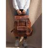 Leather Backpack, Handmade Leather Rucksack, Personalised Leather Laptop Backpack, Leather Trekking Backpack, Leather Hiking Bag Men Women