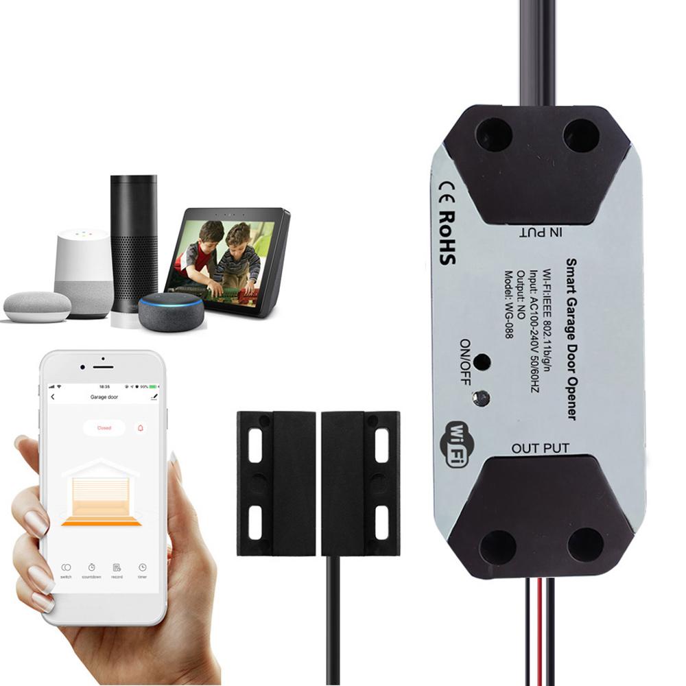 Tuya WiFi Switch Интеллектуальный контроллер открывания гаражных ворот Управление через приложение SmartLife
