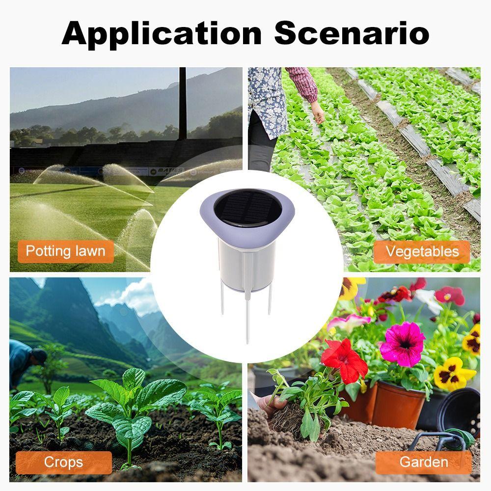 Solar Panel ZigBee Smart Sensor Soil Temperature Monitor Agricultural Monitoring