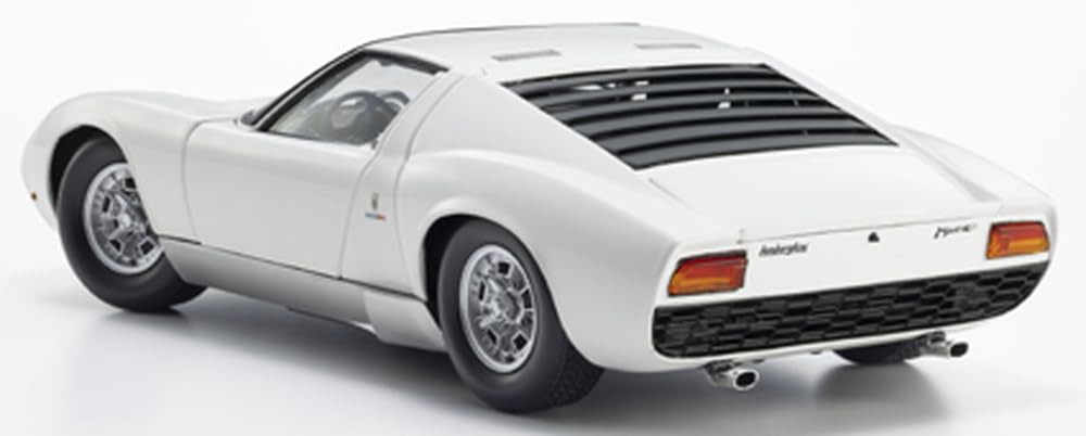 Kyosho Оригинальный масштаб 1/18 Lamborghini Miura P400 (белый) Готовый продукт KS08314W