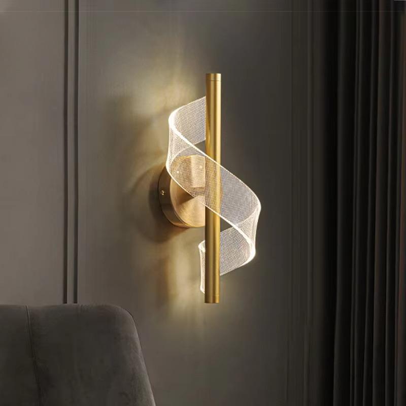 Luxurious Nordic LED Wall Sconce Lamp Indoor Lighting For Home Bedside Living Room Corridor Stairs Decoration Modern Wall Lamp