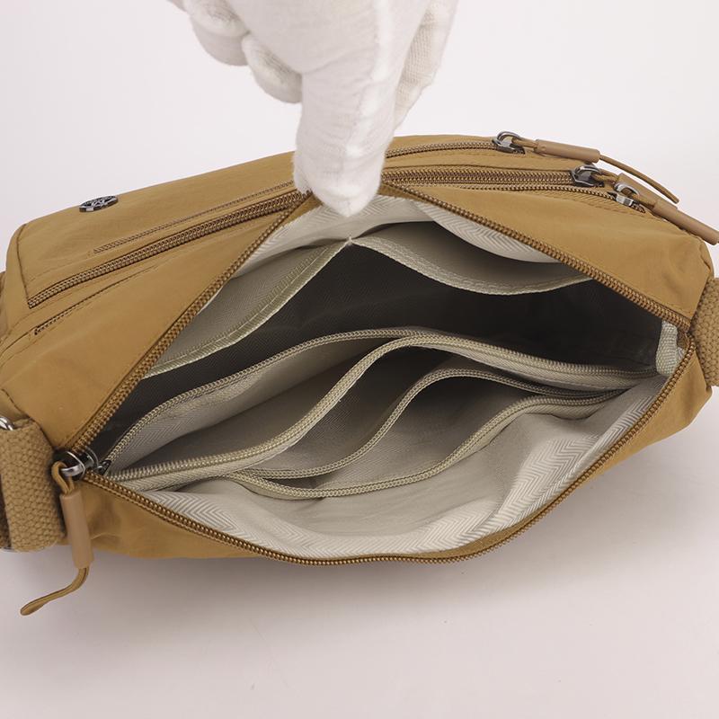 Женская нейлоновая сумка, легкая сумка через плечо, большая вместимость, сумка через плечо