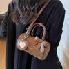 Handbag Women's 2025 New Trendy Fashion Bow Pillow Bag Super Fire Versatile Shoulder Bag Crossbody Cylinder Bag