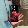 Крутой красный лилейник-паук Чехол-бампер для мобильного телефона Xiaomi Redmi Note 13 12 11 10 9 8 7 6 S A Pro Lite Plus 5G Черный
